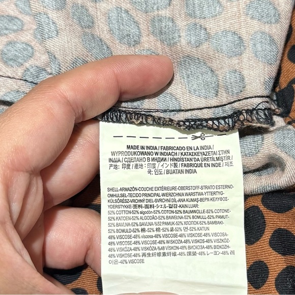 VANS Leopard Print Shirt Dress - Picture 10 of 11